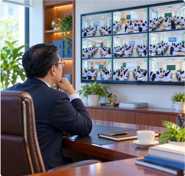 Dự giờ từ xa — không cần đến lớp vẫn nắm được tiết học